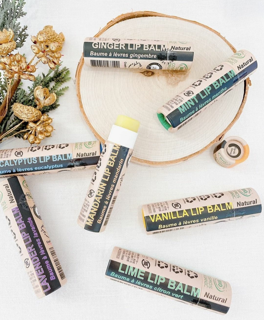 Geschenkset Lippenbalsam – 10 x 15 ml (auf Bestellung gefertigt)