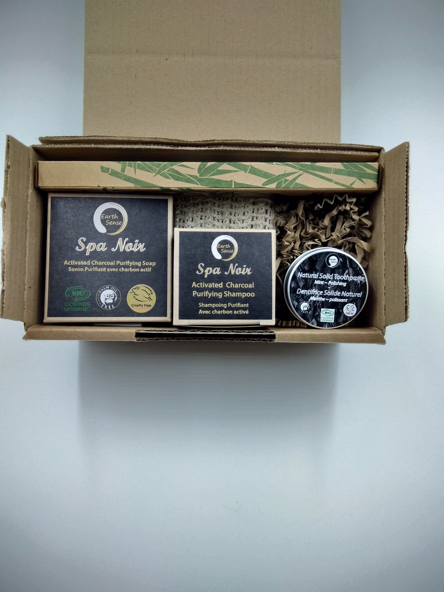 Bio-zertifizierte Spa Noir Seife – mit Aktivkohle (90 g)