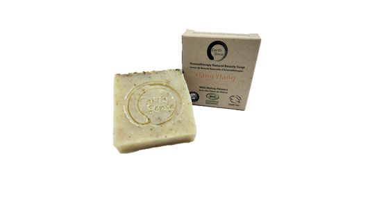 Bio-Festseife – Ylang-Ylang & Kornblumen (90 g)