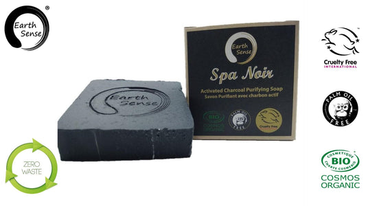 Bio-zertifizierte Spa Noir Seife – mit Aktivkohle (90 g)