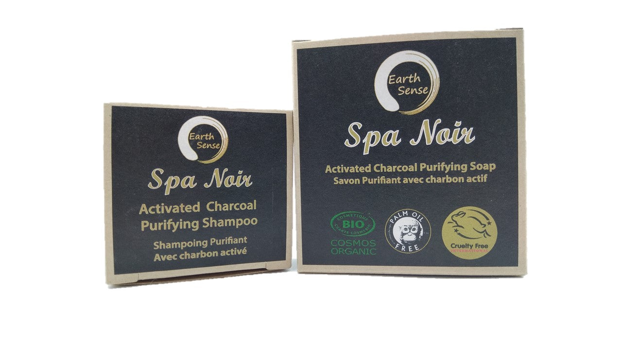Bio-zertifizierte Spa Noir Seife – mit Aktivkohle (90 g)