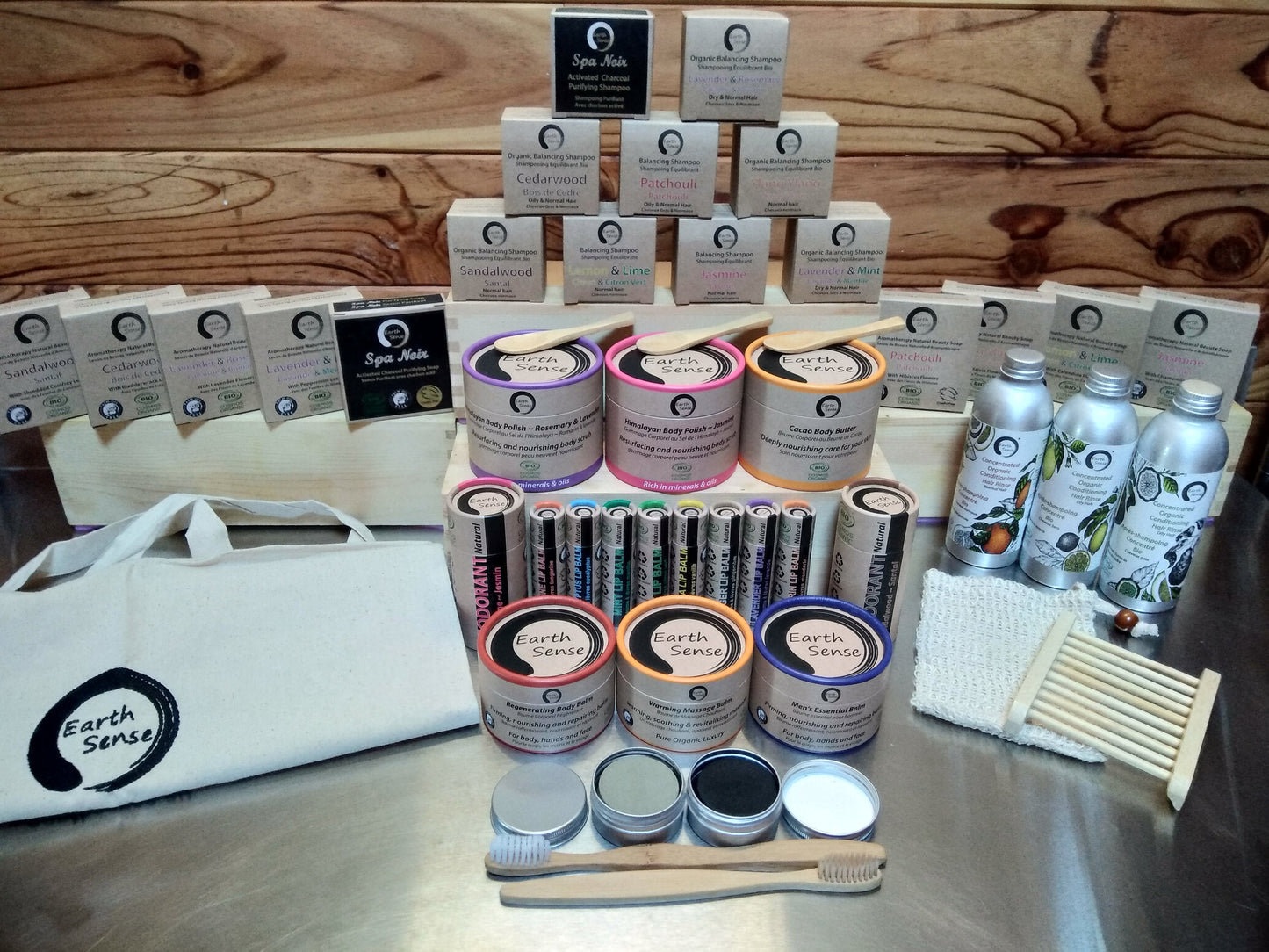 Bio-Festseife mit Lavendel & Minzstückchen