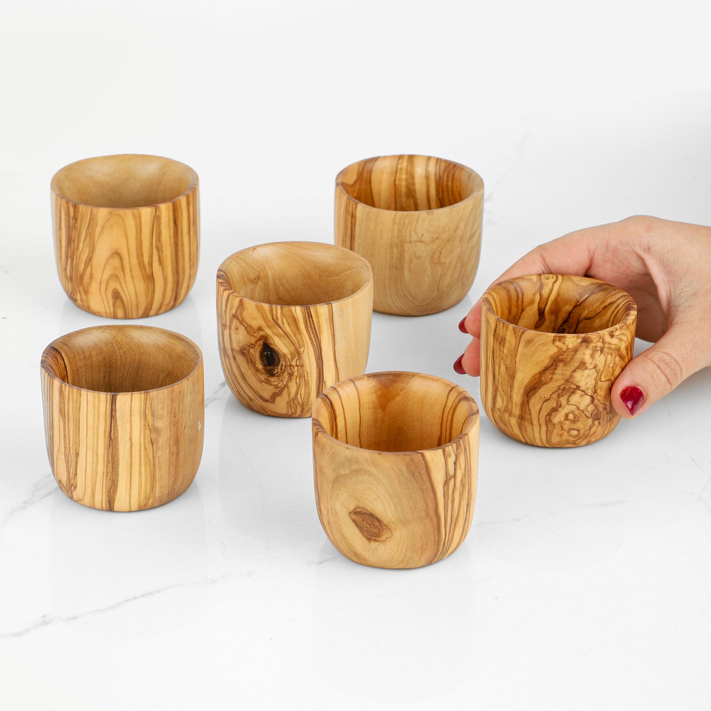Olivenöl Handgemachte Trinktasse - umweltfreundlich, rustikal und langlebig
